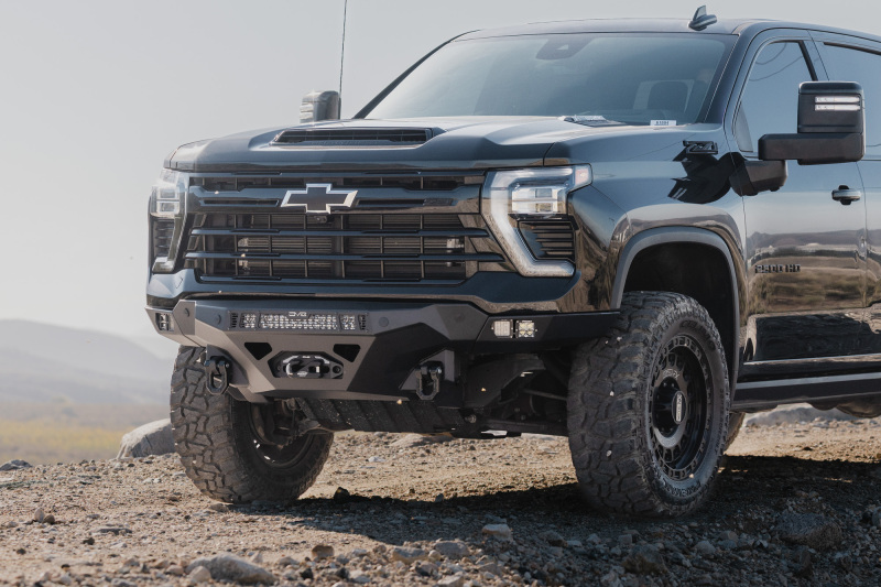 Chevrolet Silverado 3500 Front Bumper - DV8 Offroad - Spec Series - Black - `24-`26